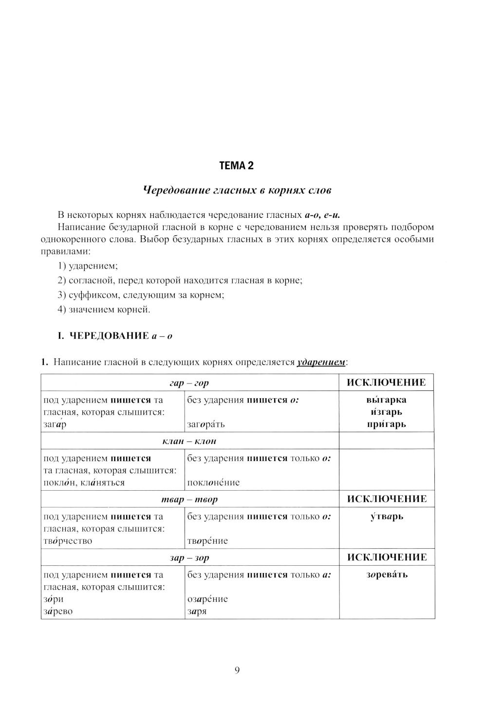 Русский язык. Правила и практикум: Учебное пособие