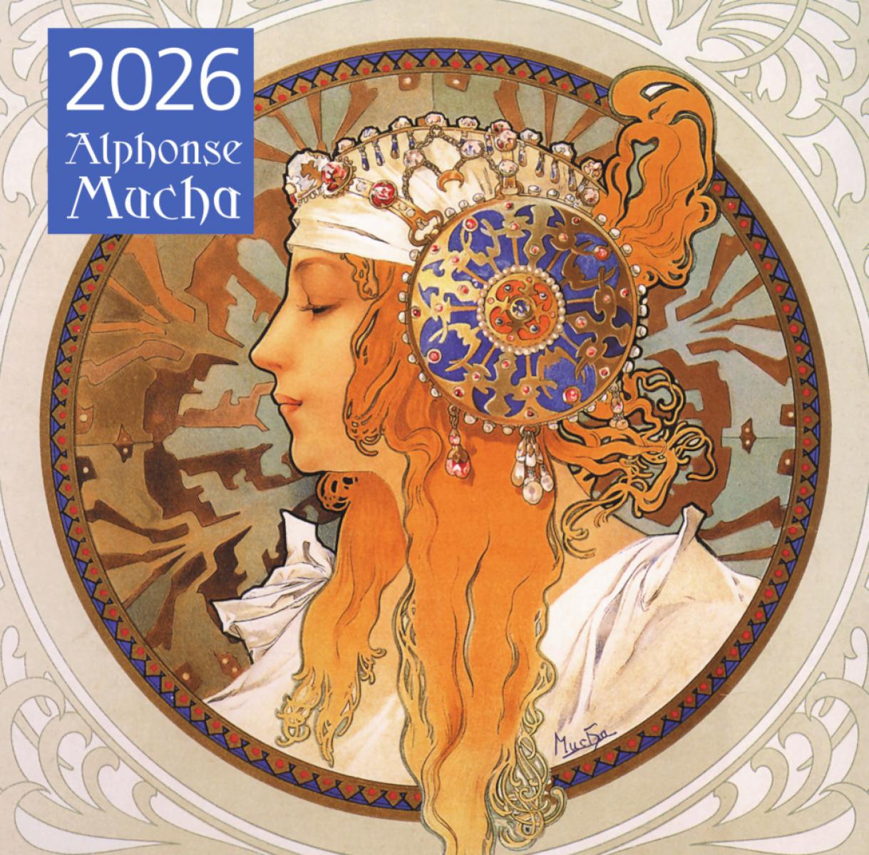 Альфонс Муха. Календарь настенный на 2026 год