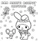 My Melody. Раскраска