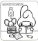 My Melody. Раскраска